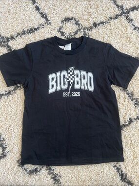 (1) New Big Bro Graphic Tee - Black